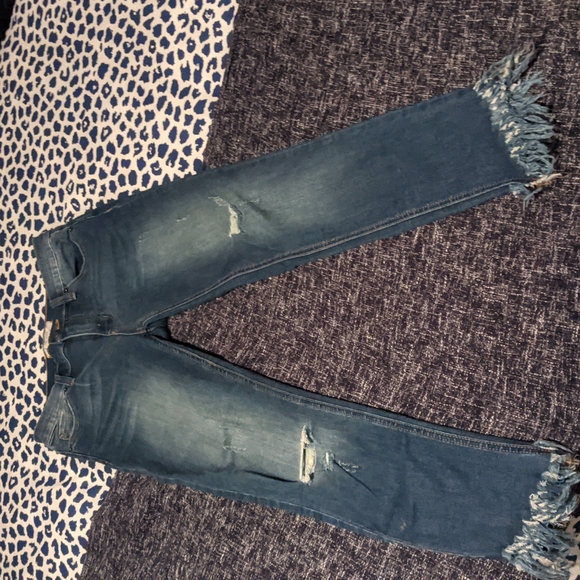 Free People Denim - Great Height Free People frayed jeans